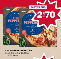 Coop Marked Coop steinovnspizza tilbud