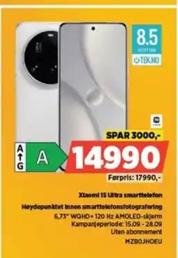POWER Xiaomi 15 Ultra smarttelefon Høydepunktet innen smarttelefonsfotografering tilbud