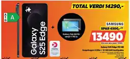 POWER Samsung galaxy s25 edge 512 gb snapdragon 8 elite + 12 gb ram kraftpakke tilbud