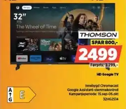 POWER THOMSON HD Google TV tilbud
