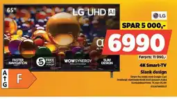 POWER LG UHD AI 4K Smart-TV Slank design tilbud