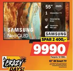 POWER SAMSUNG 55" 4K Smart TV tilbud
