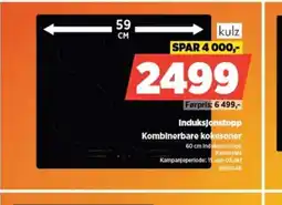 POWER Kulz Induksjonstopp Kombinerbare kokesoner tilbud