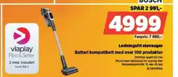 POWER Ledningsfri støvsuger Batteri kompatibelt med over 100 produkter tilbud