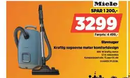 POWER Miele Støvsuger Kraftig sugeevne møter komfortdesign tilbud
