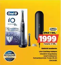 POWER Oral B Elektrisk tannborste Live-Coaching-funksjon tilbud