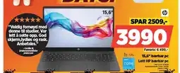 POWER HP 15,6" bærbar pc Lett HP bærbar pc tilbud