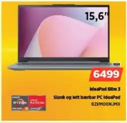 POWER IdeaPad Silm 3 Slank og lett bærbar PC IdeaPad tilbud