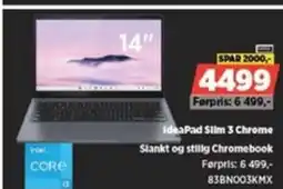 POWER IdeaPad Silm 3 Chrome Slankt og stilig Chromebook tilbud