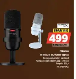 POWER HYPER Mikrofon Hi-Res 24-bit/96kHz-opptak SPAR 14% tilbud