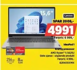 POWER Lenovo IdeaPad 1 Kraftig prosessor tilbud