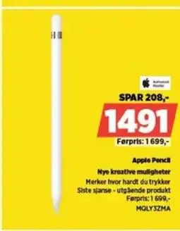 POWER Apple Pencil Nye kreative muligheter tilbud