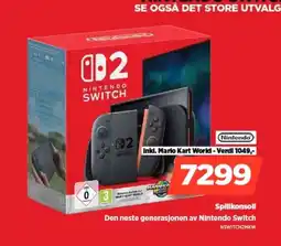 POWER NINTENDO Spillkonsoll Den neste generasjonen av Nintendo Switch tilbud