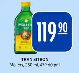 Rema 1000 TRAN SITRON, NOK 119.9 tilbud