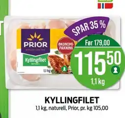 Kiwi KYLLINGFILET, NOK 115.5 tilbud