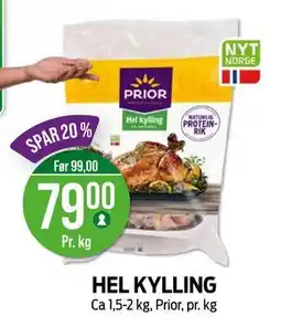 Kiwi HEL KYLLING, NOK 79 tilbud