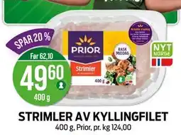 Kiwi STRIMLER AV KYLLINGFILET, NOK 49.6 tilbud