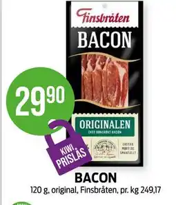 Kiwi BACON, NOK 29.9 tilbud