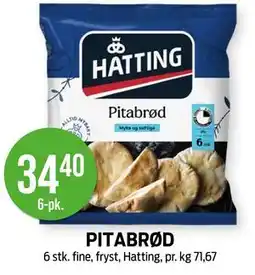 Kiwi PITABRØD, NOK 34.4 tilbud