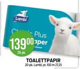 Kiwi TOALETTPAPIR, NOK 139 tilbud
