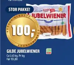 Coop Obs GILDE JUBELWIENER, NOK 100 tilbud