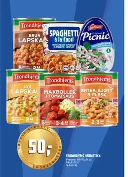 Coop Obs TRONDHJEMS HERMETIKK, NOK 50 tilbud
