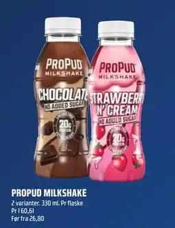 Coop Obs PROPUD MILKSHAKE, NOK 20 tilbud