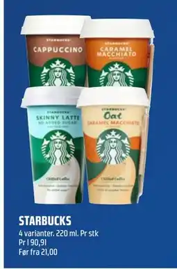 Coop Obs STARBUCKS, NOK 20 tilbud