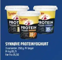 Coop Obs SYNNØVE PROTEINYOGHURT, NOK 30 tilbud
