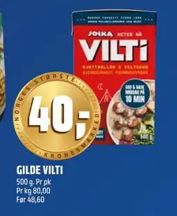 Coop Obs GILDE VILTI, NOK 40 tilbud