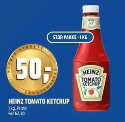 Coop Obs HEINZ TOMATO KETCHUP, NOK 50 tilbud