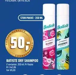 Coop Obs BATISTE DRY SHAMPOO, NOK 50 tilbud