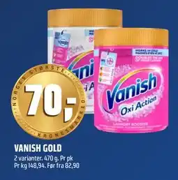 Coop Obs VANISH GOLD, NOK 70 tilbud