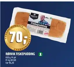 Coop Obs RØRVIK FISKEPUDDING, NOK 70 tilbud