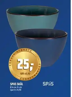 Coop Obs SPiiS SKÅL, NOK 25 tilbud