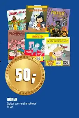 Coop Obs BØKER, NOK 50 tilbud