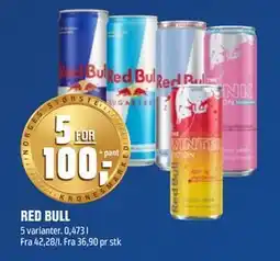 Coop Obs RED BULL, NOK 100 tilbud