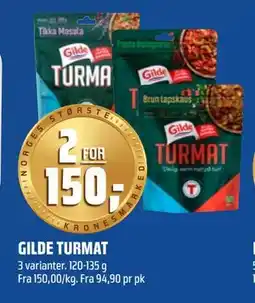 Coop Obs GILDE TURMAT, NOK 150 tilbud