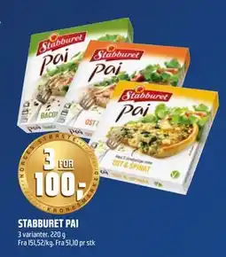 Coop Obs STABBURET PAI, NOK 100 tilbud