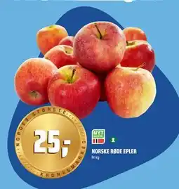 Coop Obs NORSKE RØDE EPLER, NOK 99.9 tilbud