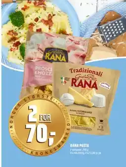 Coop Obs RANA PASTA, NOK 70 tilbud