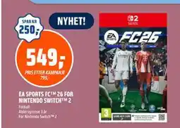 Coop Obs EA SPORTS FC 26 FOR NINTENDO SWITCH 2, NOK 549 tilbud