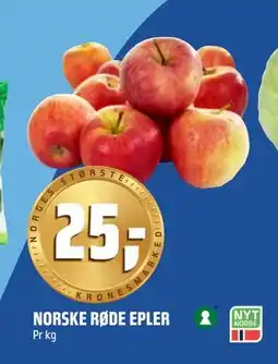 Coop Obs NORSKE RØDE EPLER, NOK 25 tilbud