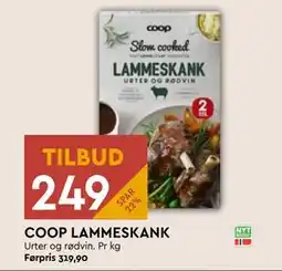 Coop Mega COOP LAMMESKANK, NOK 249 tilbud