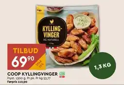 Coop Mega COOP KYLLINGVINGER, NOK 69.9 tilbud