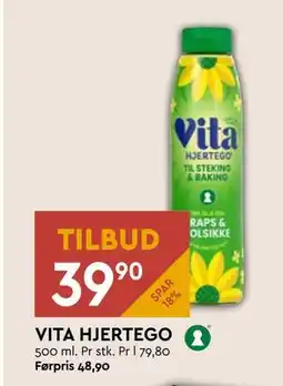Coop Mega VITA HJERTEGO, NOK 39.9 tilbud