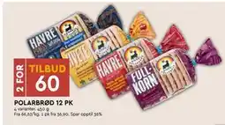 Coop Mega POLARBRØD 12 PK, NOK 60 tilbud