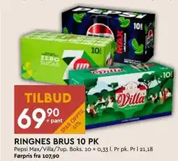Coop Mega RINGNES BRUS 10 PK, NOK 69.9 tilbud