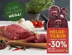 Coop Mega Mørbrad indrefilet ytrefilet tilbud