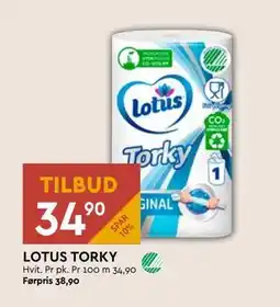 Coop Mega LOTUS TORKY, NOK 34.9 tilbud